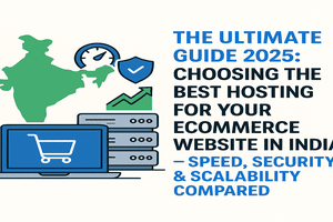 The Ultimate Guide 2025: Choosing the Best Hosting for Your Ecommerce Website in India — Speed, Security & Scalability Compared